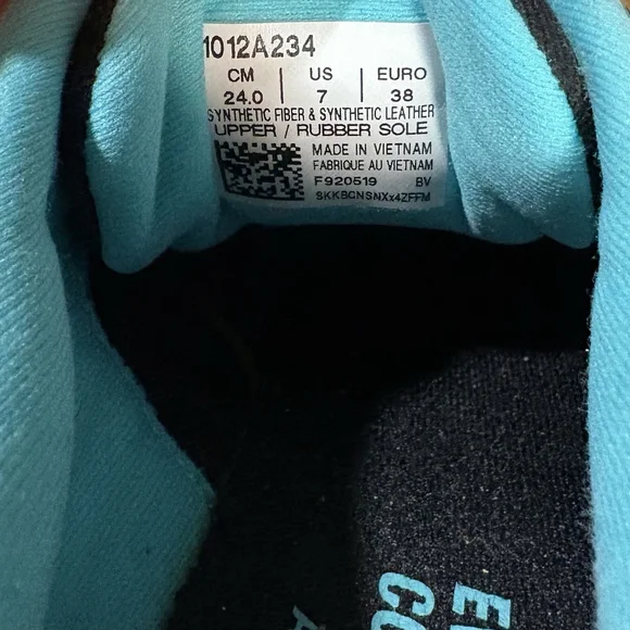 ASICS Gel-Contend 5 Women’s Size 7 Black Teal Running Shoes AmpliFoam Comfort - Picture 10 of 10